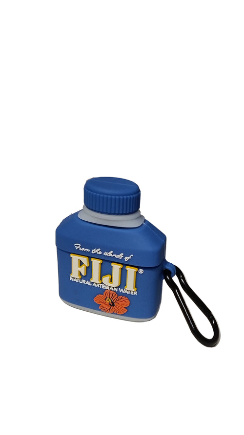 Etui na AirPods Butelka Fiji - Ochronne Pokrowiec na Słuchawki