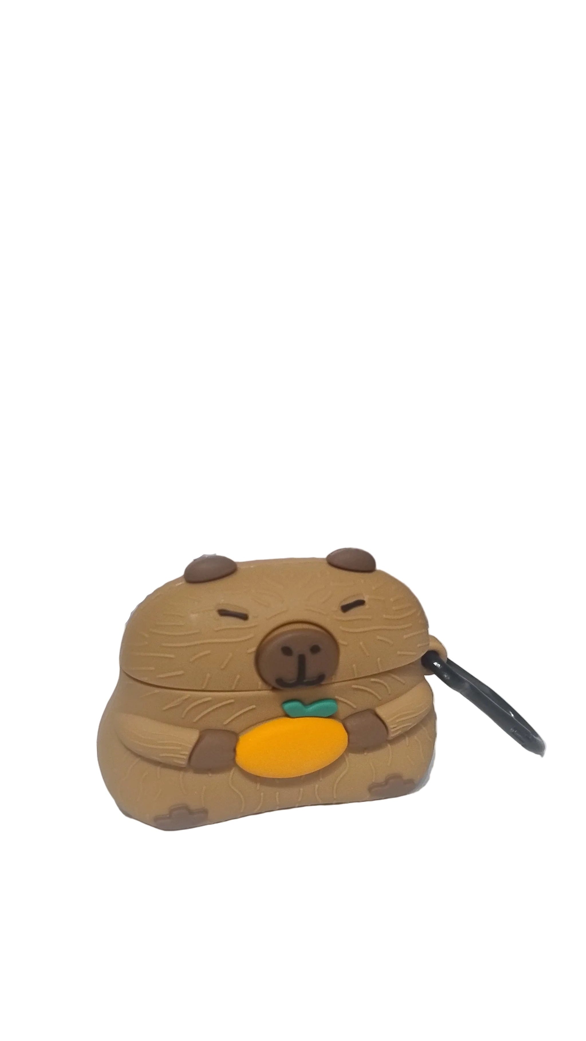 Etui AirPods Capybara - Silikonowe Etui z Kapibarą
