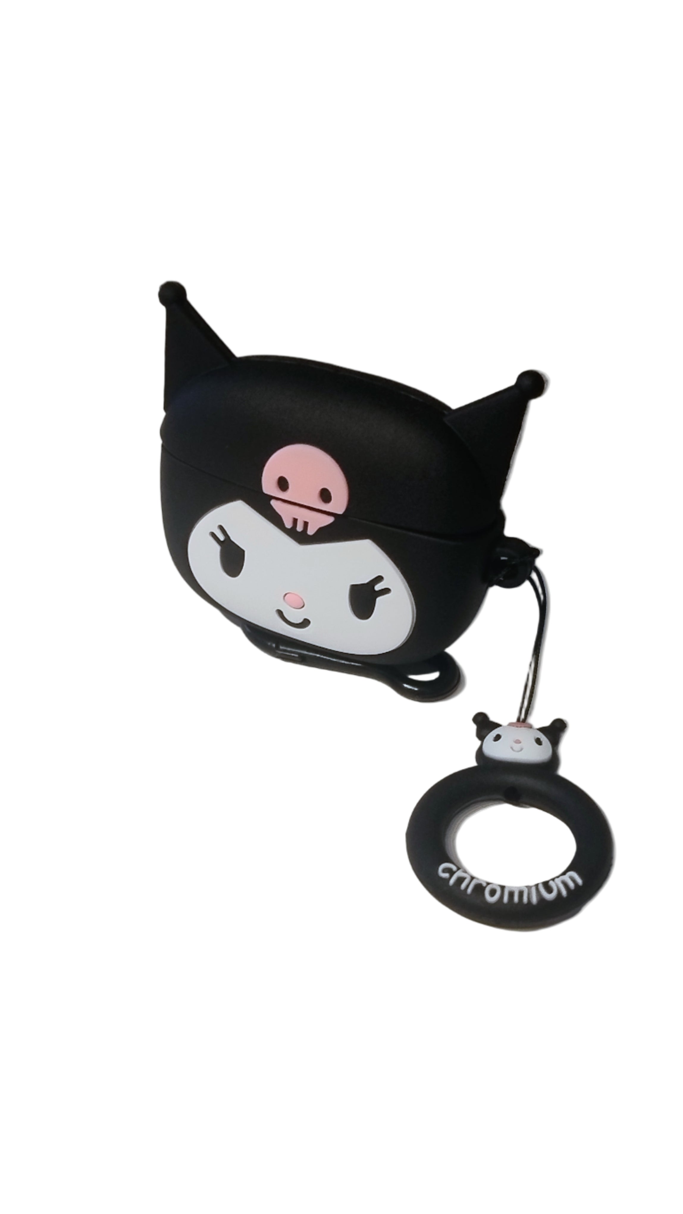 Etui na Słuchawki w Kształcie Kuromi - Czarne